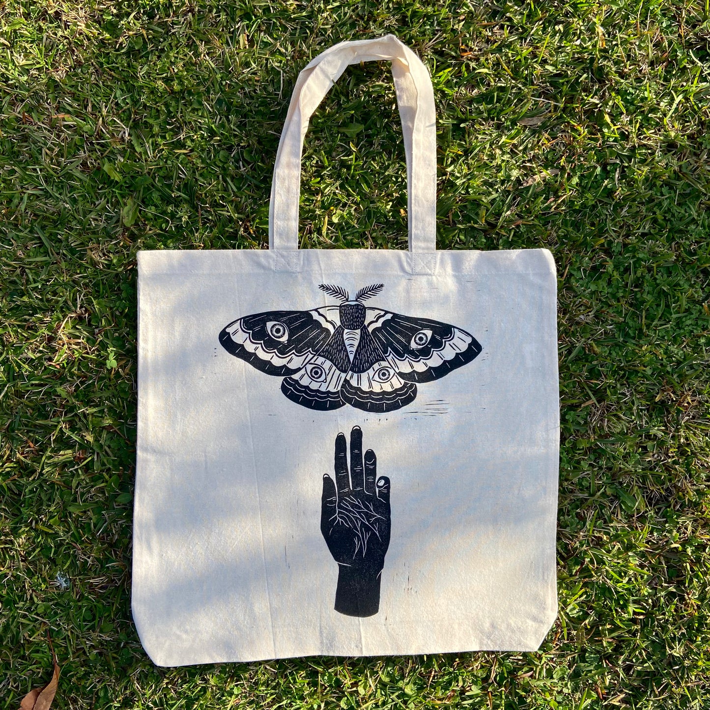 small vessels tote bag - blinking wings