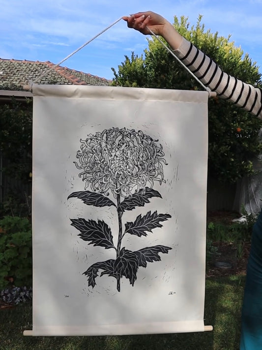 a flower's touch - wall hanging