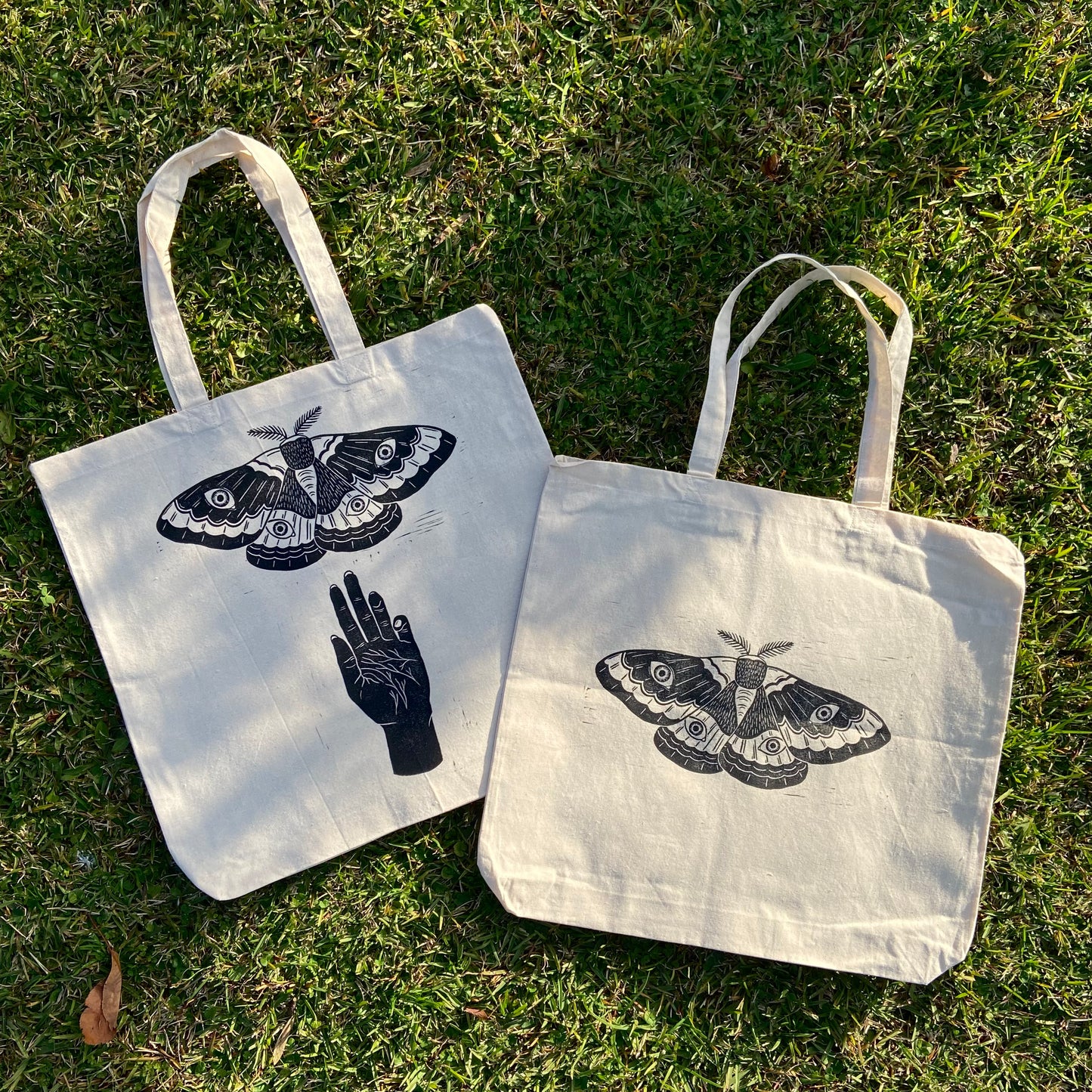 small vessels tote bag - blinking wings