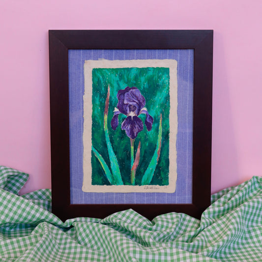 oil pastel mini #1 - framed original