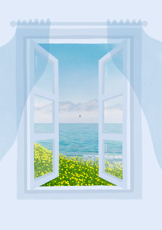 room with a view - art print