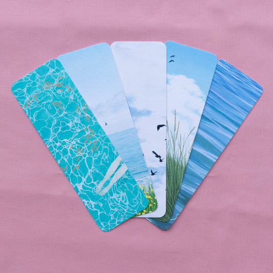 bookmark 5 pack - seaside
