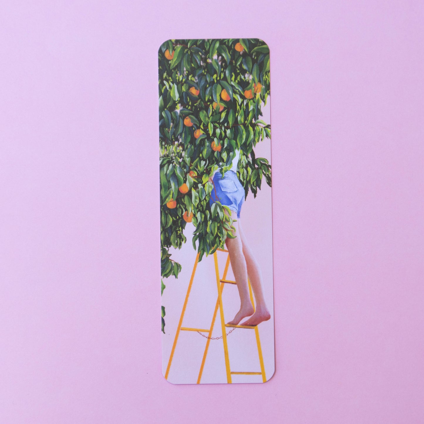 single bookmark - in the peach tree