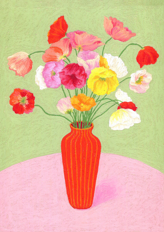 burst of colour - art print