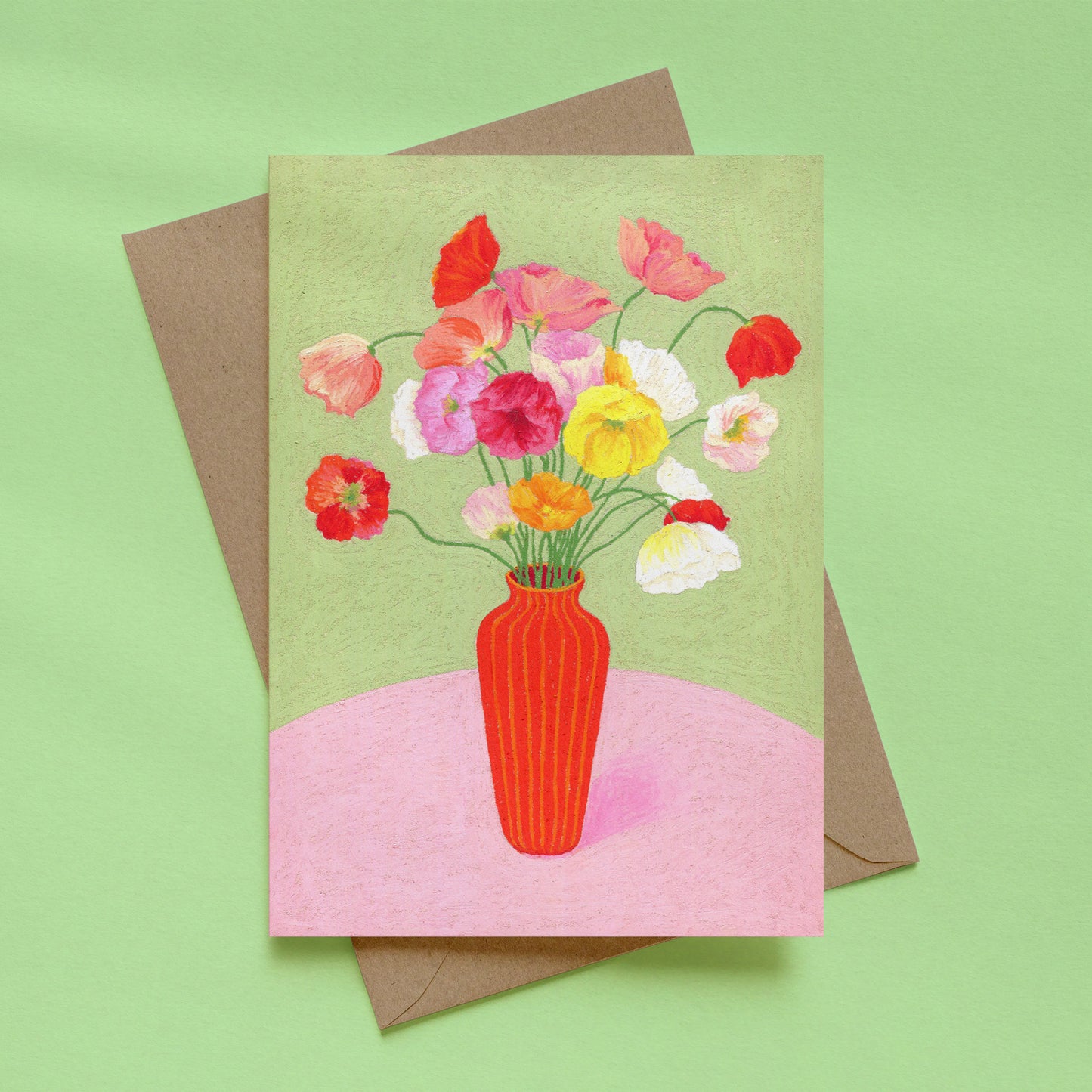 greeting card - burst of colour