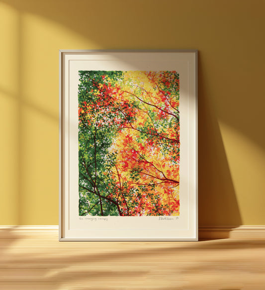 the changing canopy - art print
