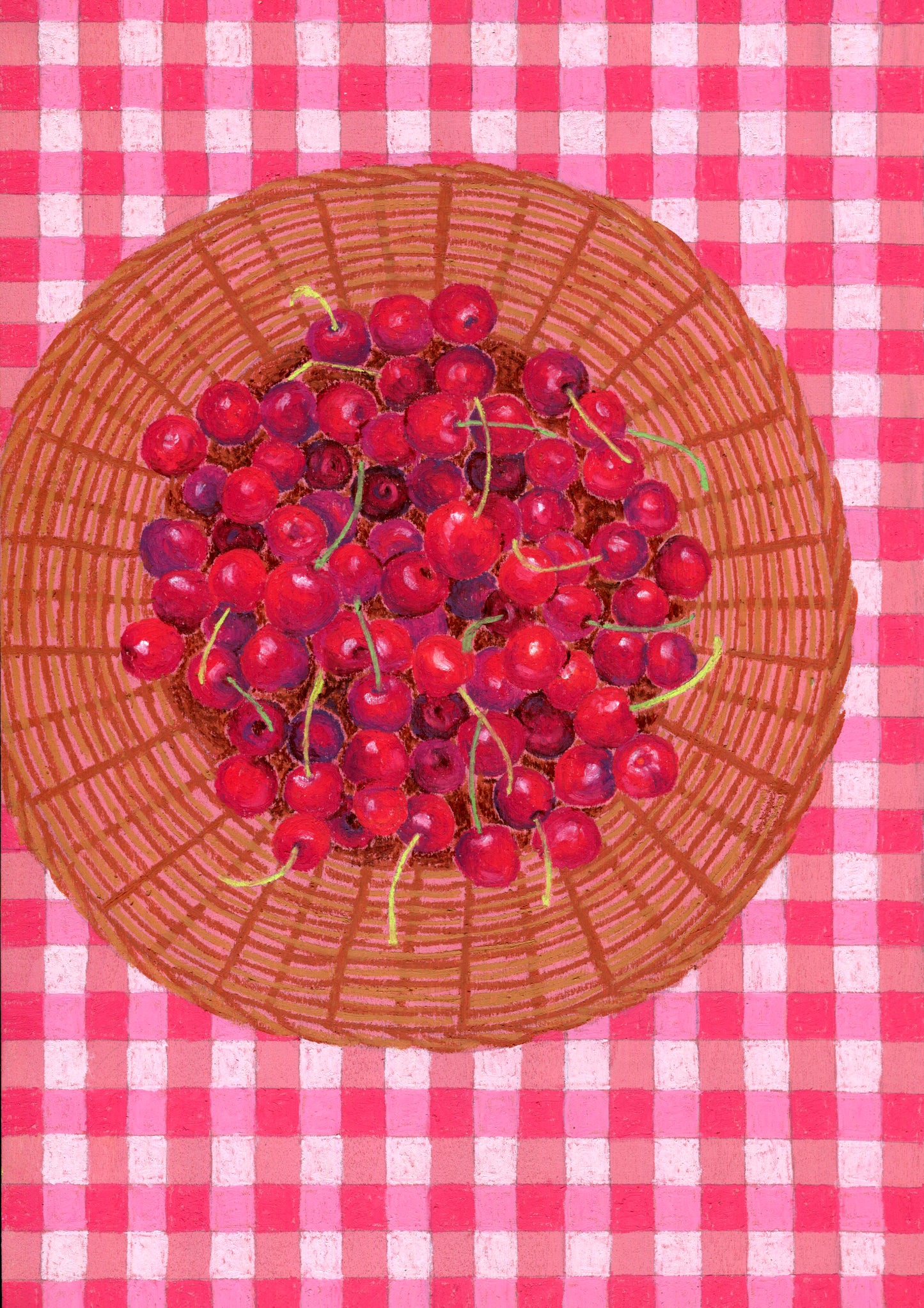 cherry harvest - art print