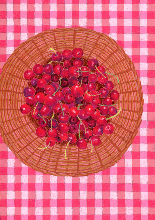 cherry harvest - art print