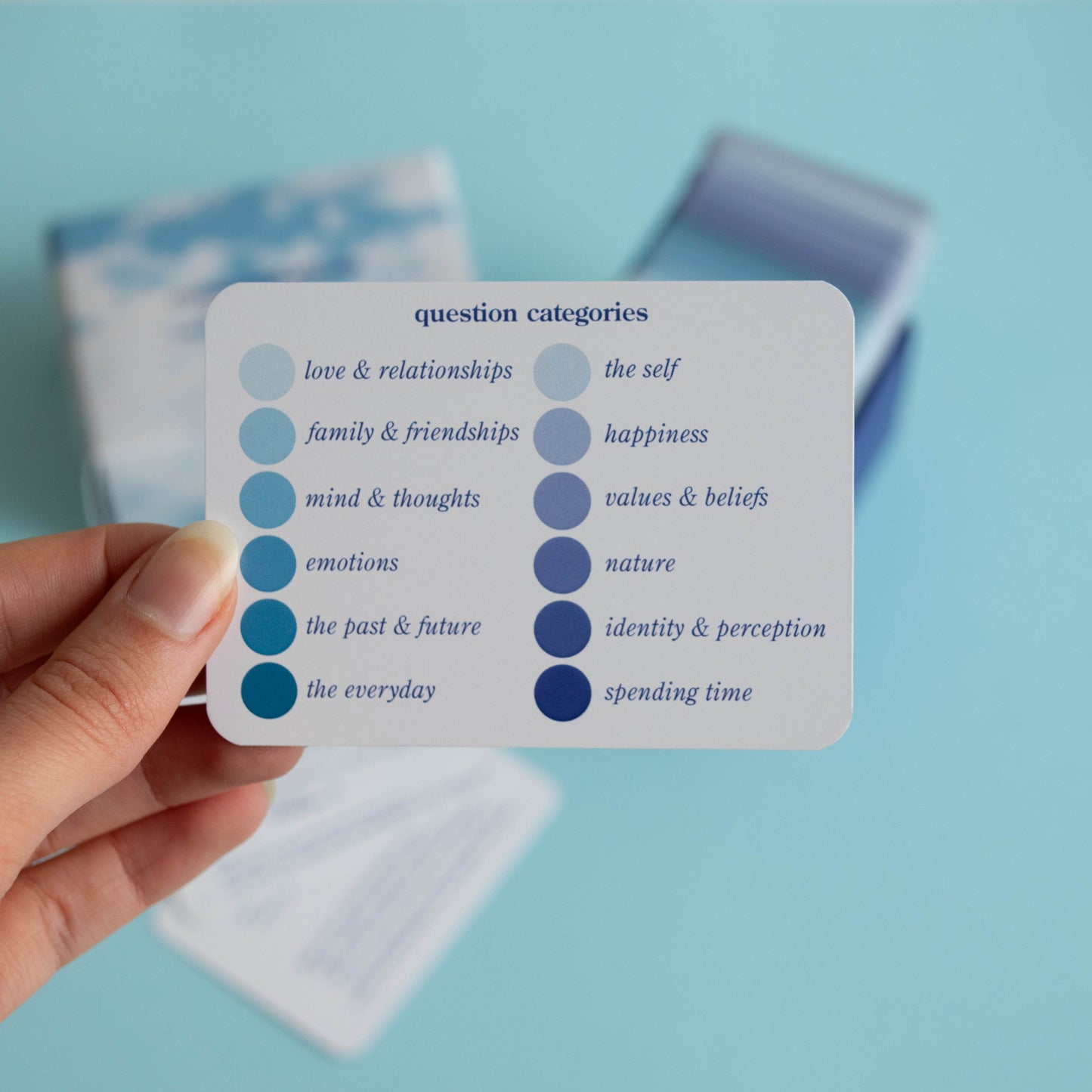 contemplations - question cards (for conversation and self-reflection)