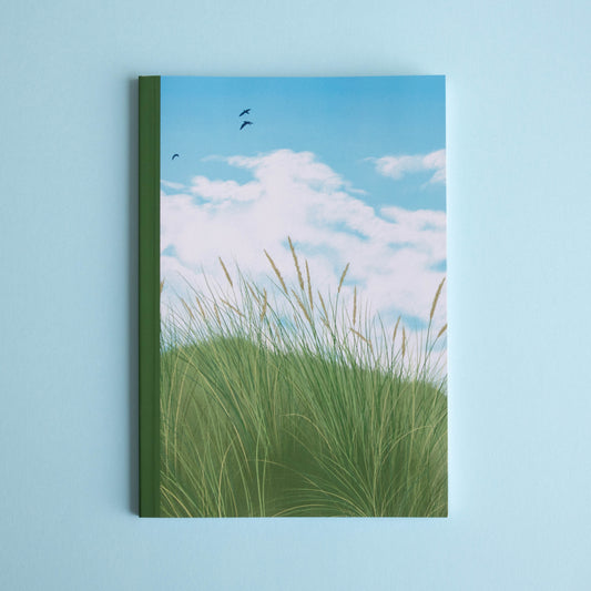 A5 notebook - grassy dunes