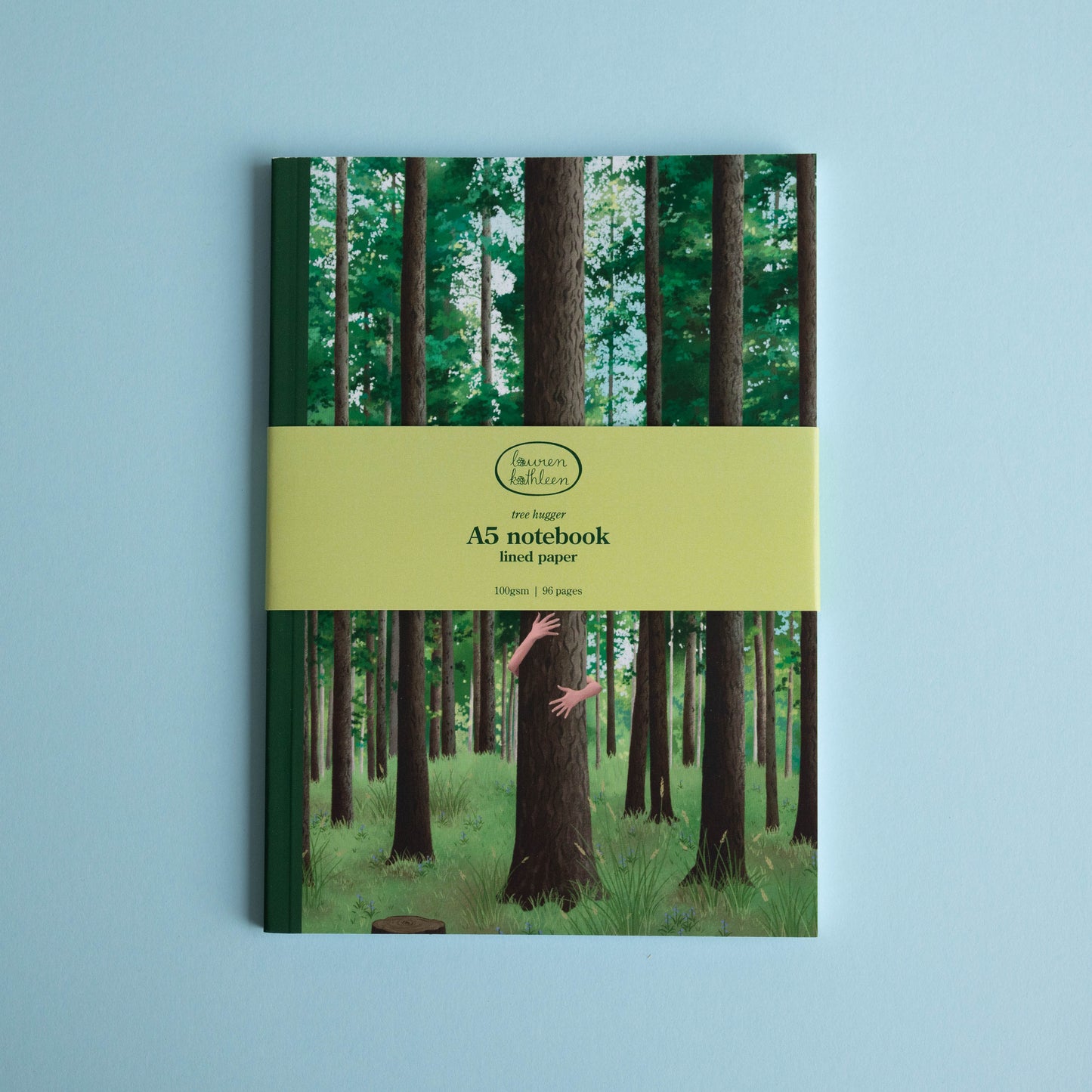 A5 notebook - tree hugger