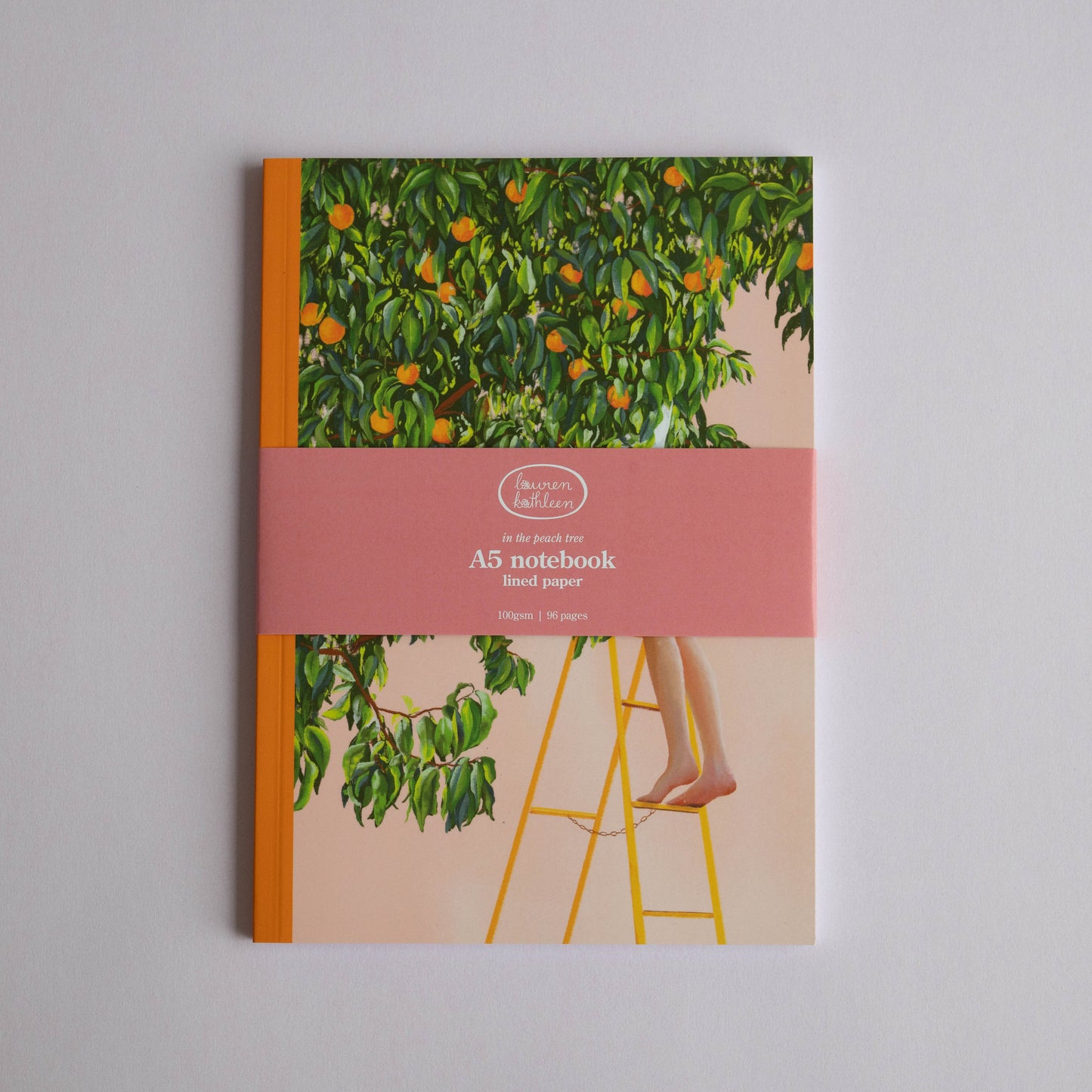 A5 notebook - in the peach tree
