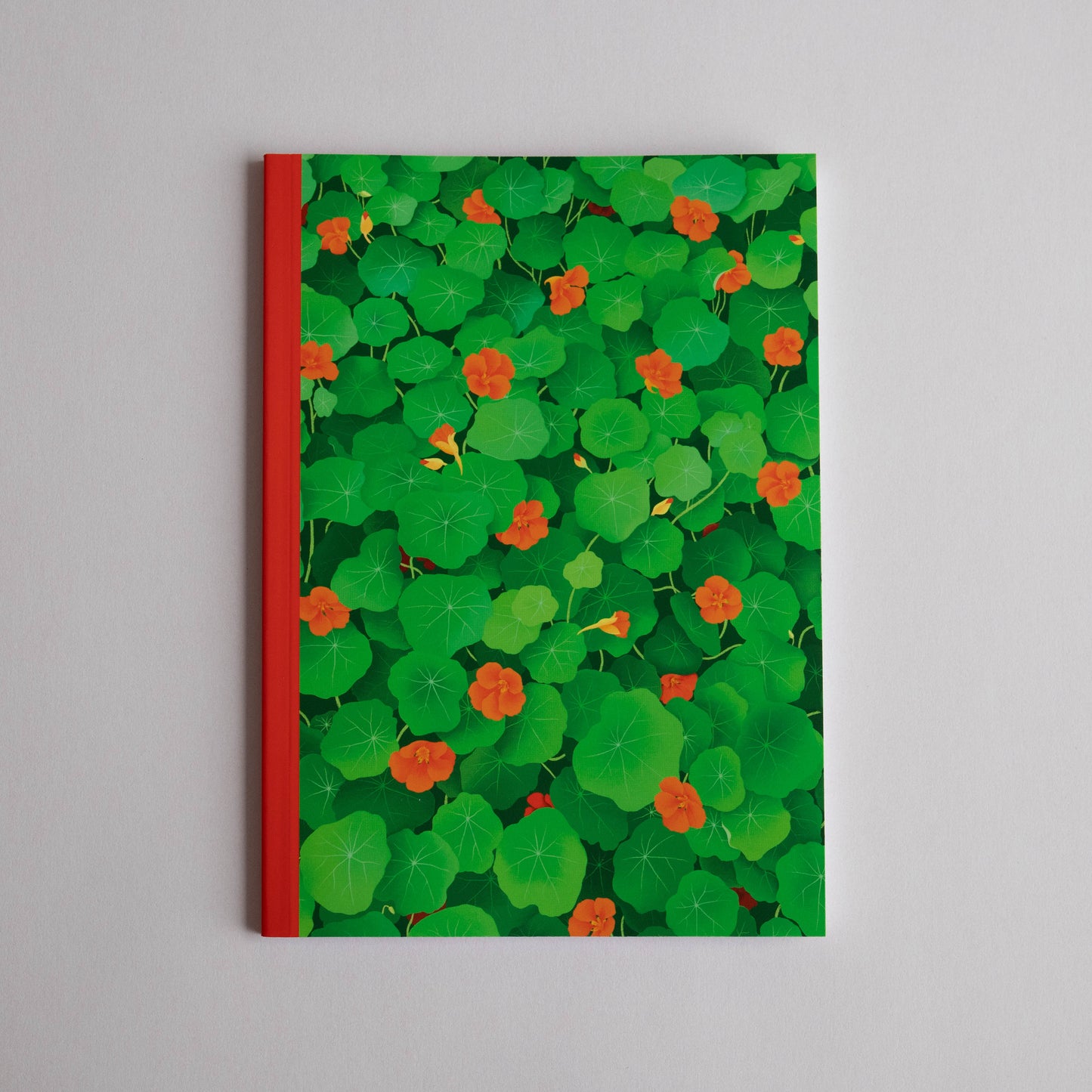 A5 notebook - nasturtiums