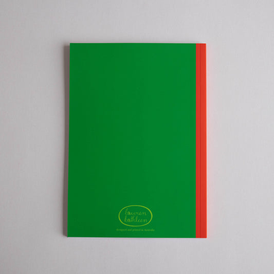 A5 notebook - nasturtiums