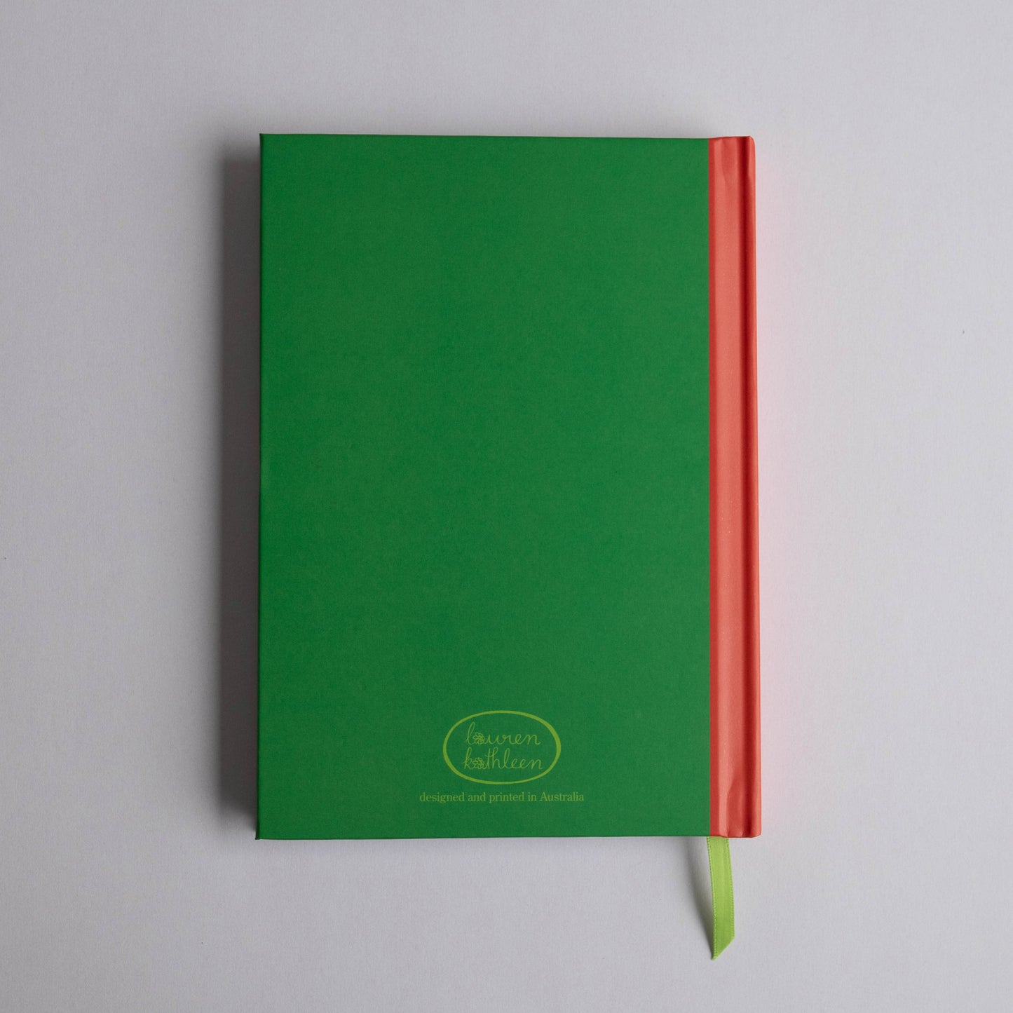 A5 hardcover journal - nasturtiums
