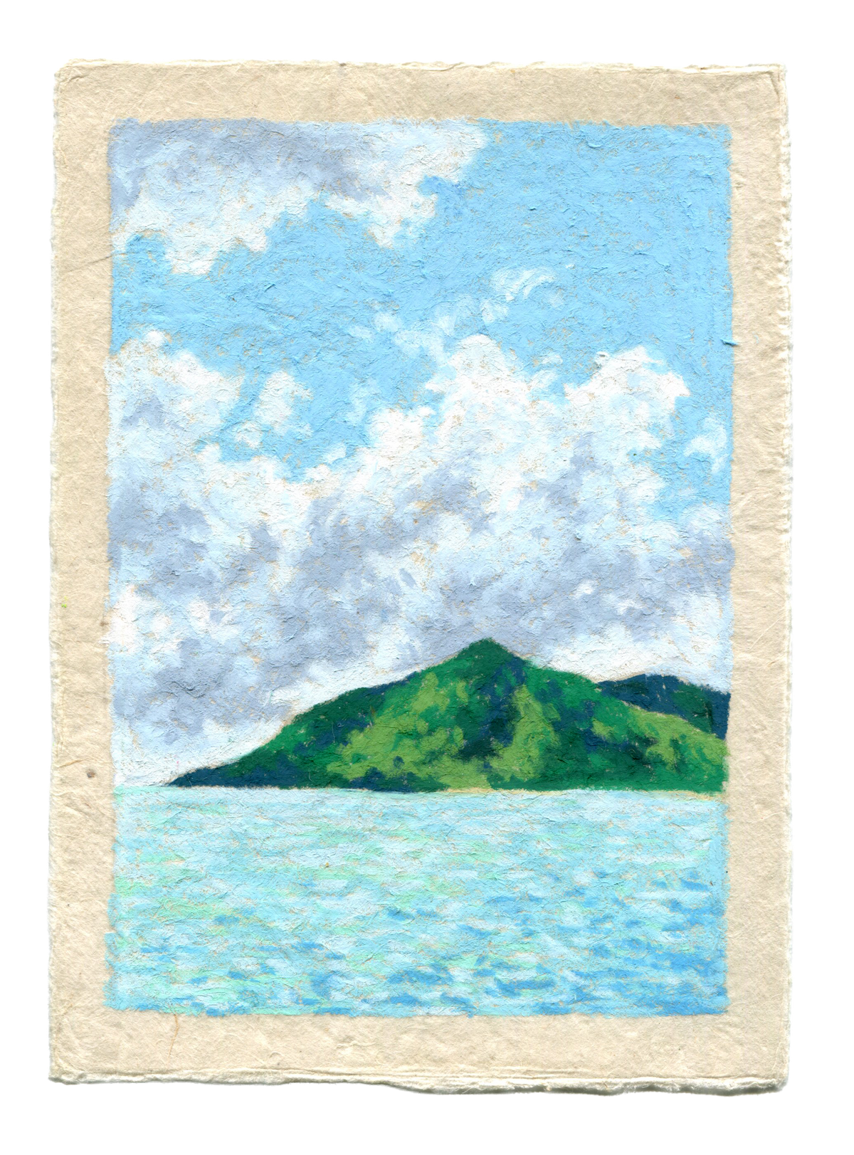 oil pastel mini #10 - original