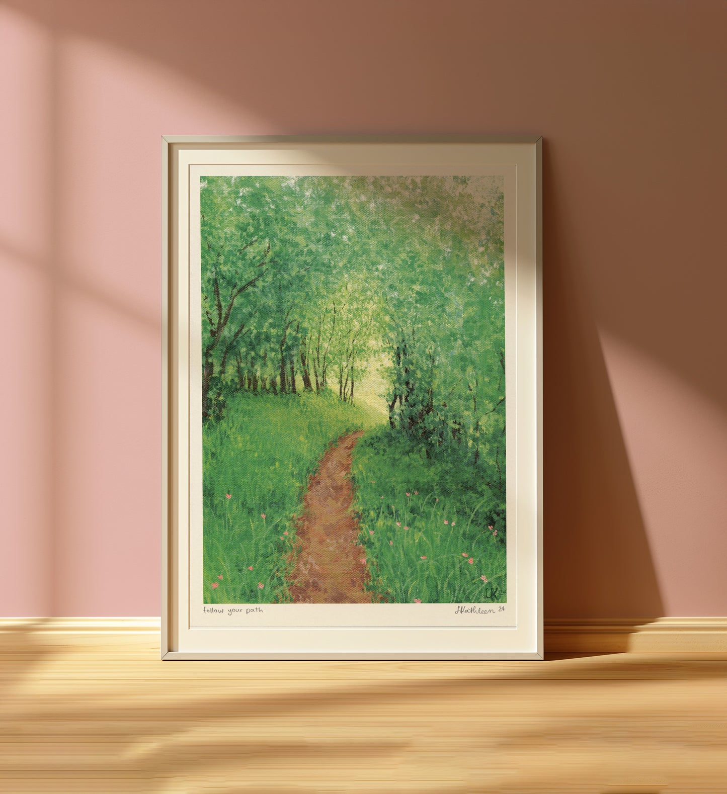 follow your path - art print