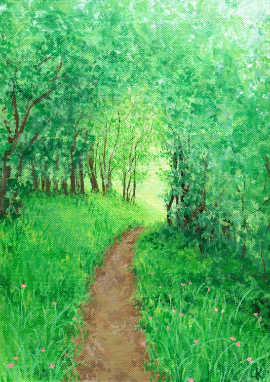 follow your path - art print