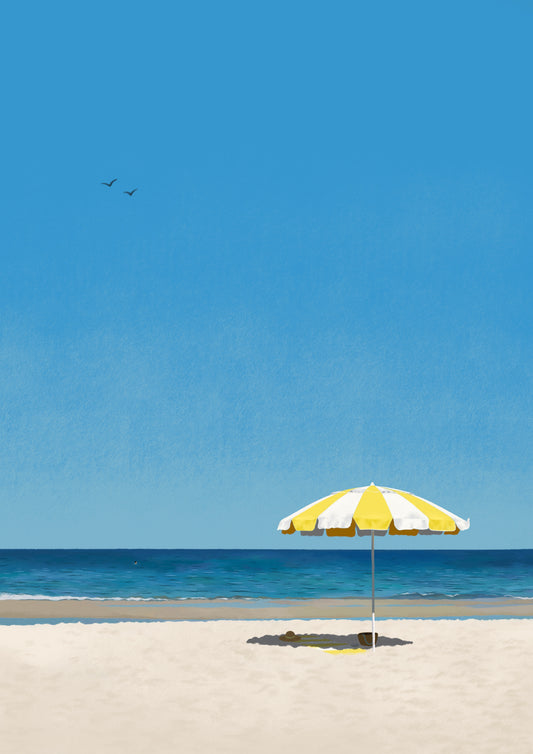 gone for a swim - art print