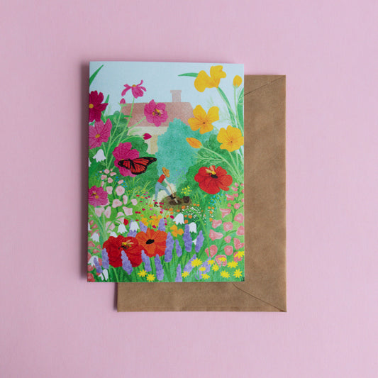 greeting card - gardener