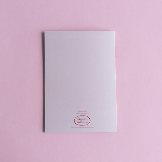 greeting card - summer cosmos