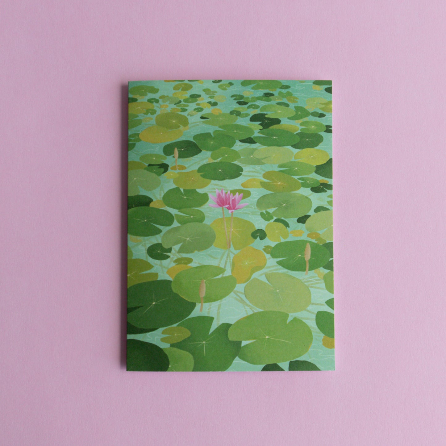 greeting card - so the lily blooms