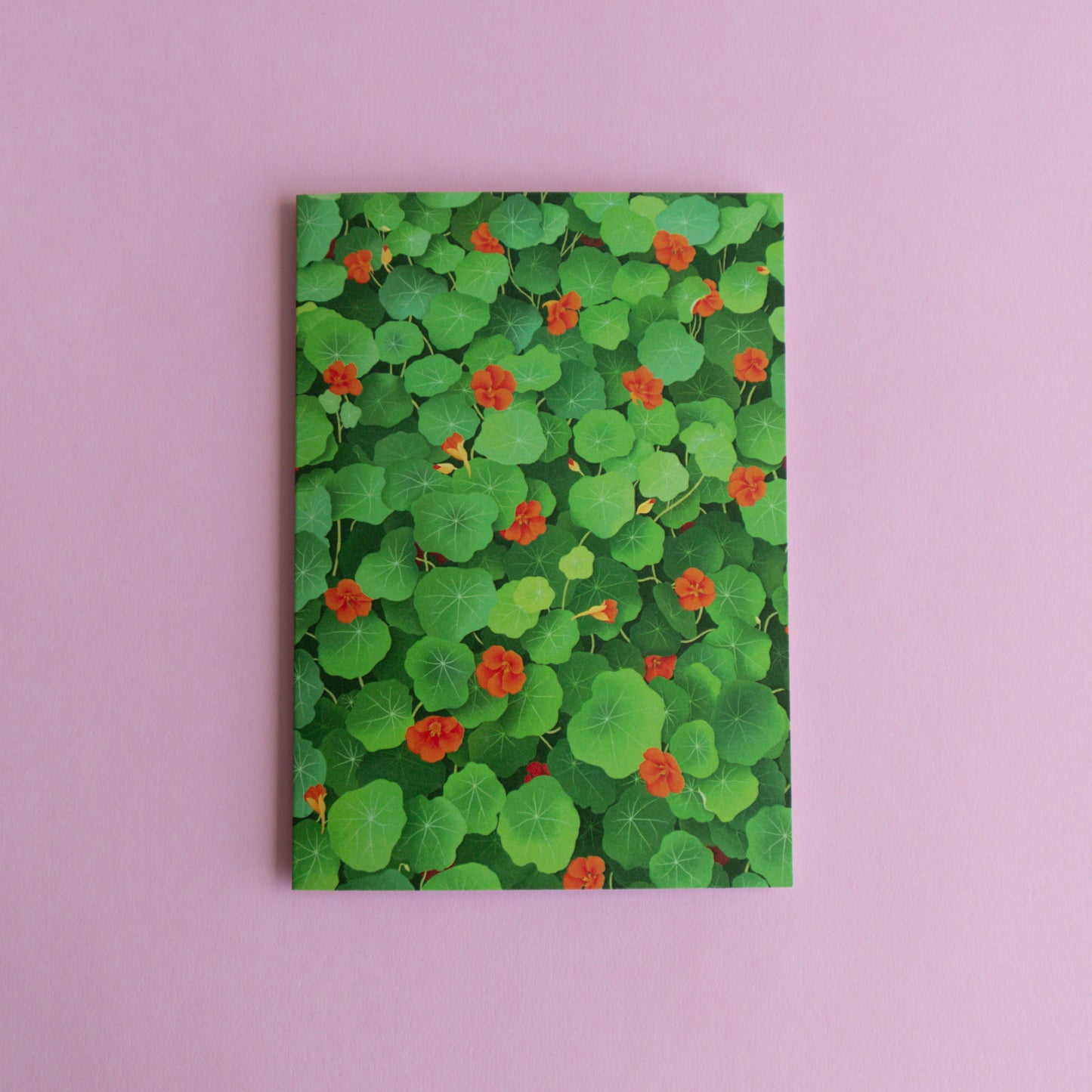 greeting card - nasturtiums