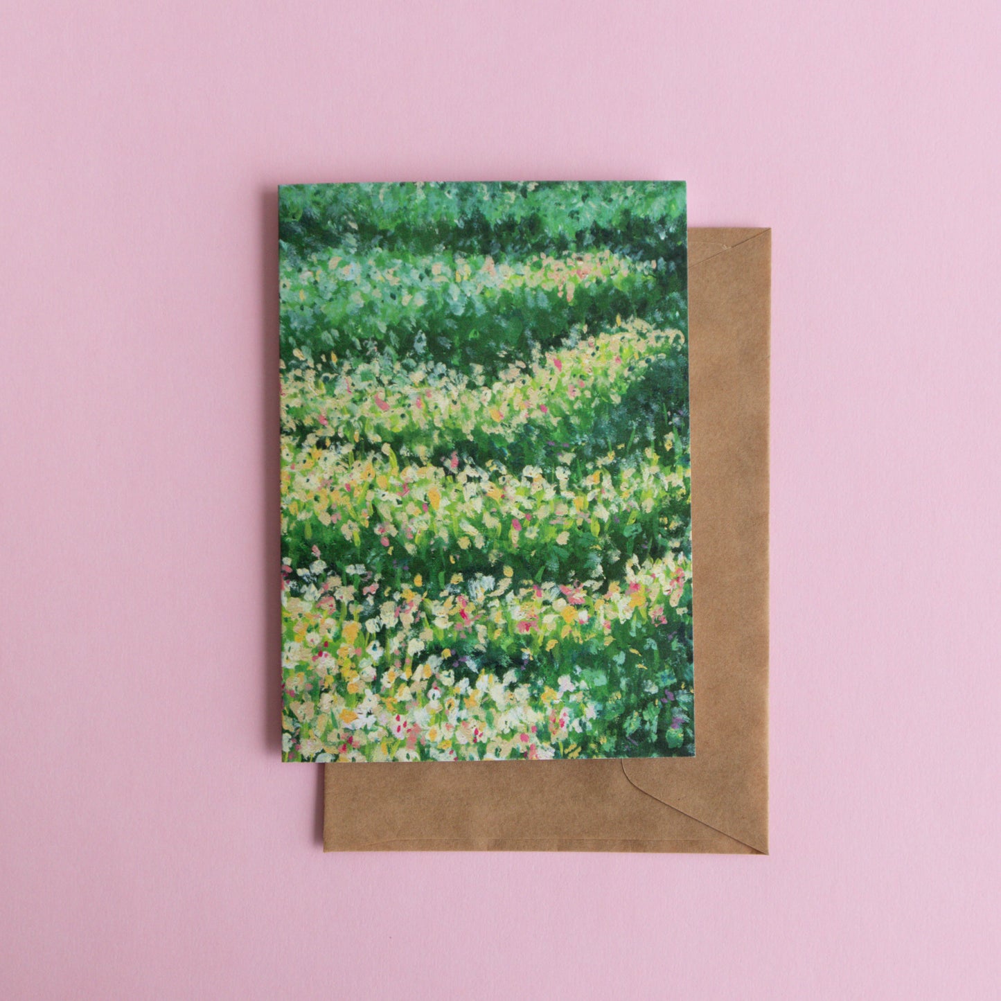 greeting card - sunlit field