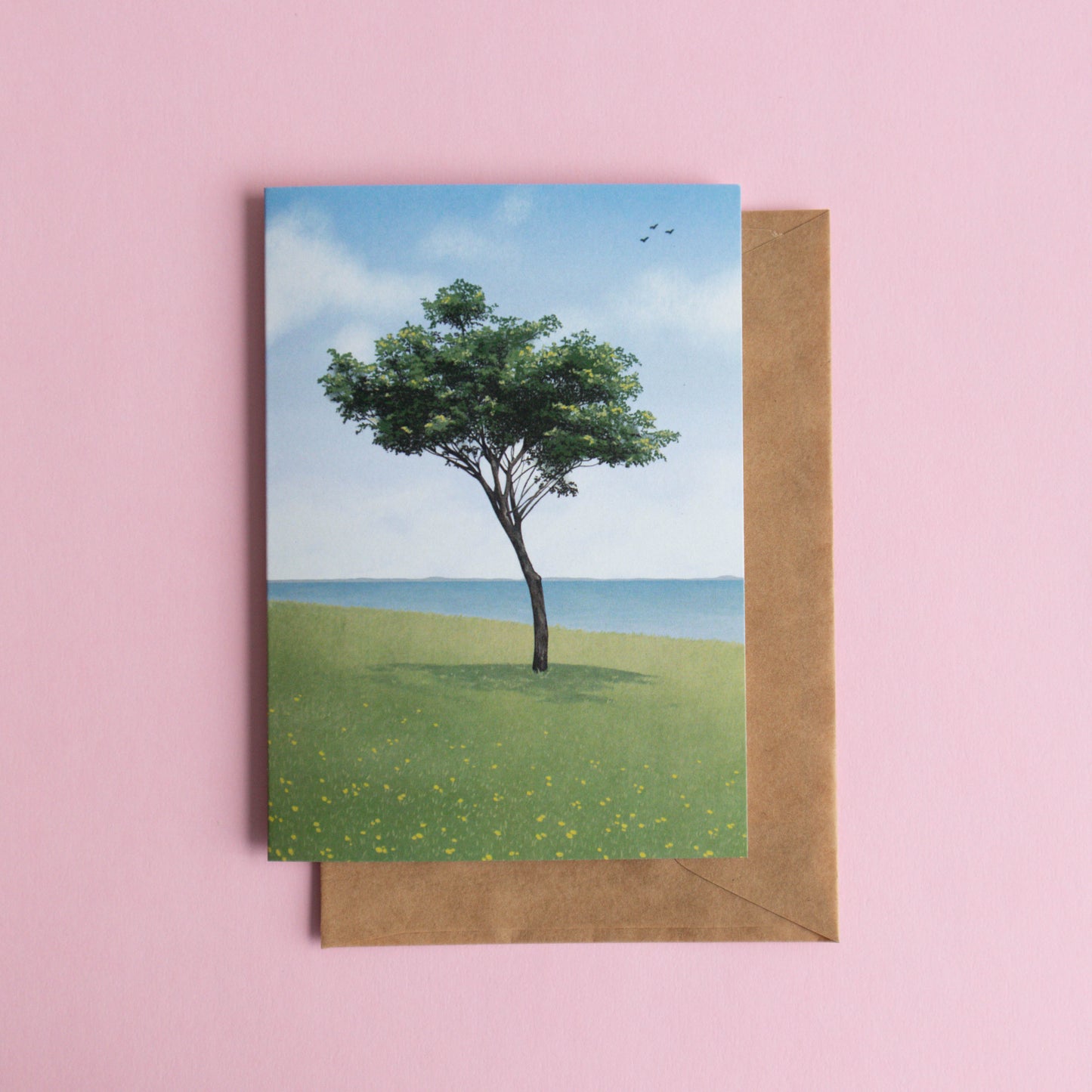 greeting card - peace tree