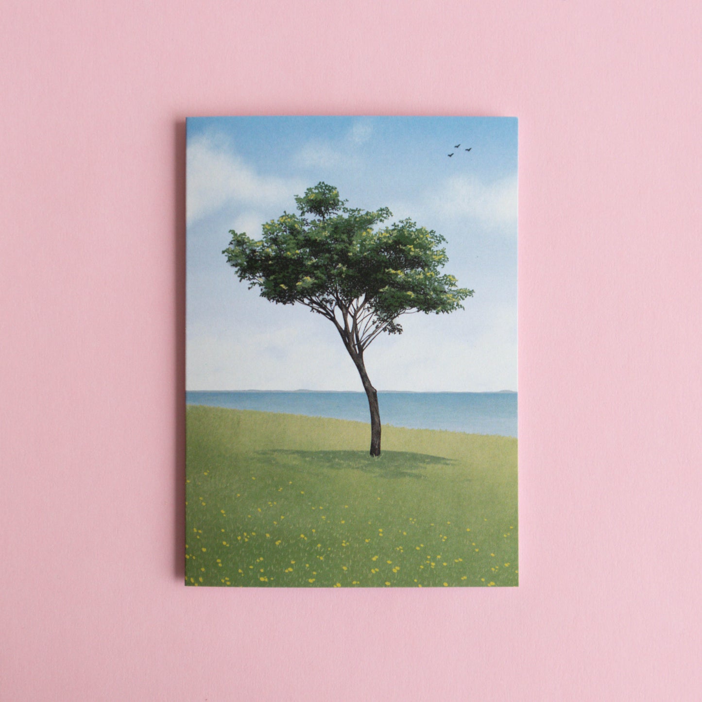 greeting card - peace tree