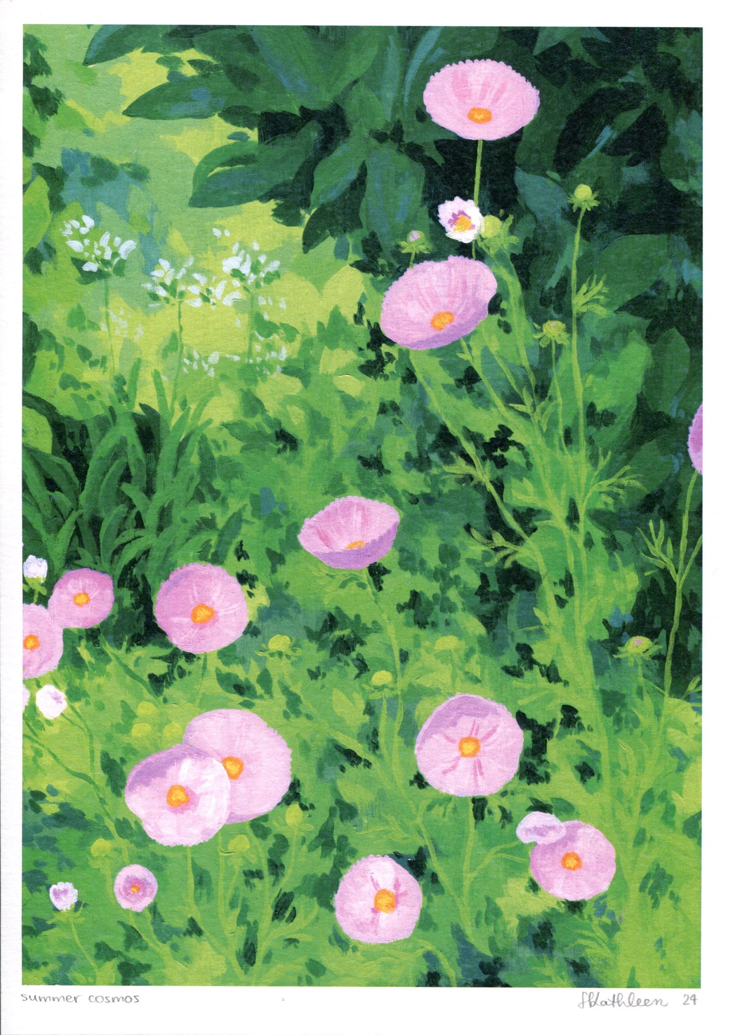 summer florals - art print duo