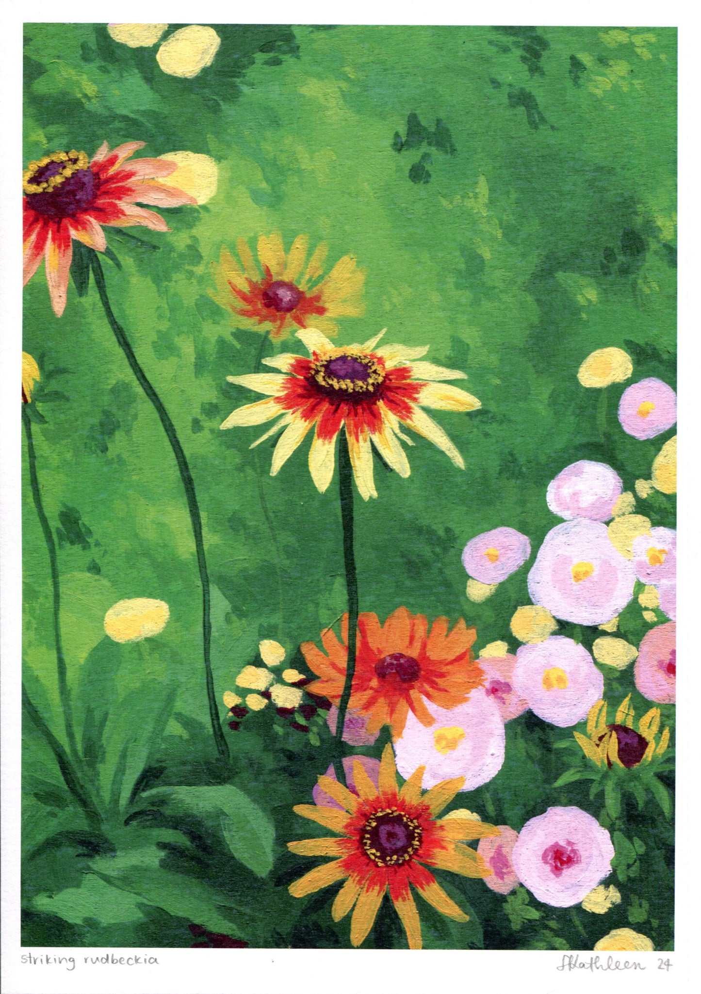 summer florals - art print duo