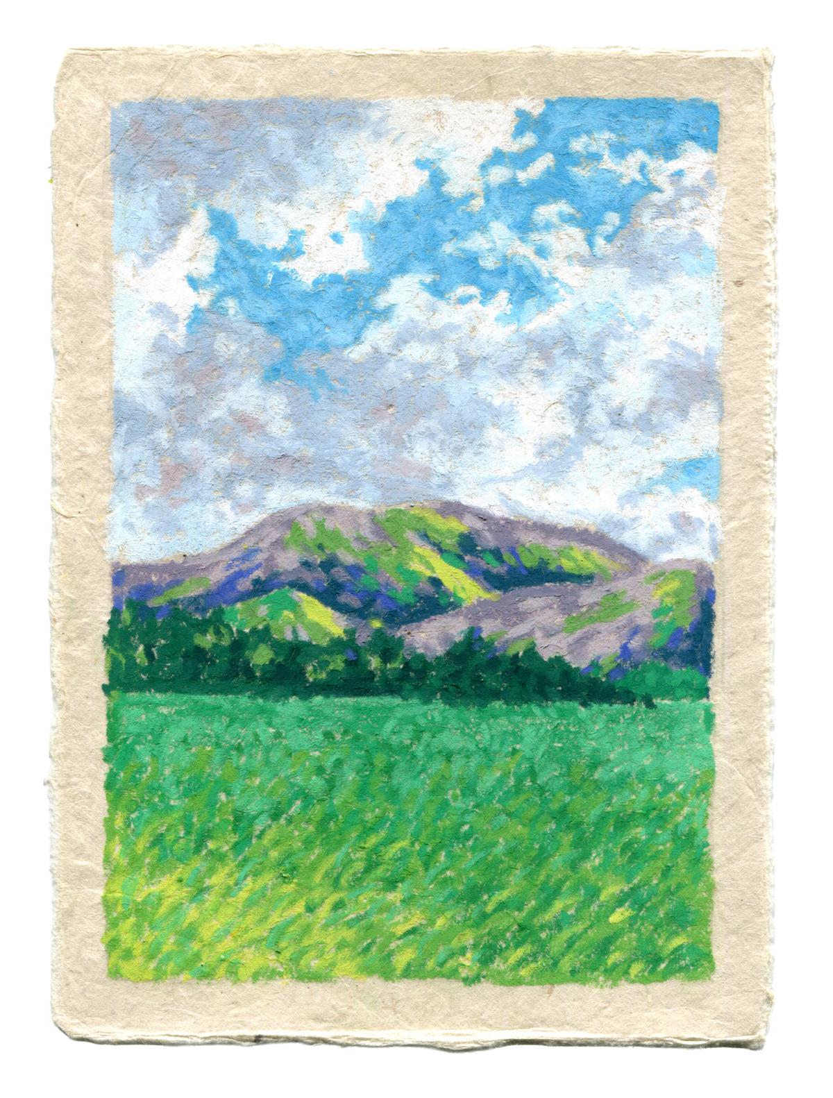 oil pastel mini #11 - original