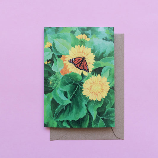 greeting card - the lone wanderer