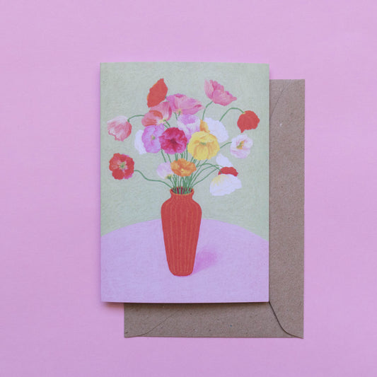 greeting card - burst of colour
