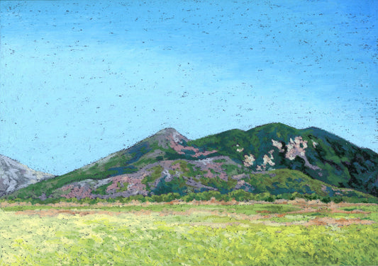 oil pastel landscape #2 - original