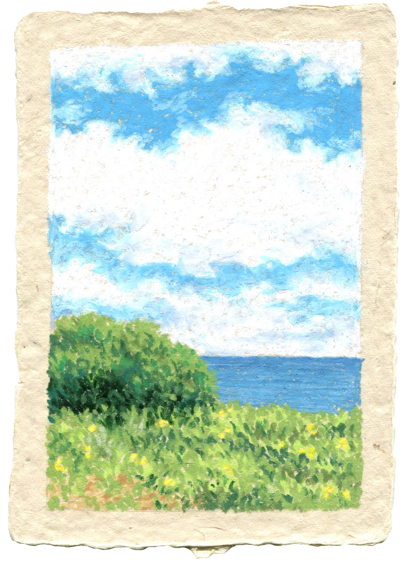 oil pastel mini #4 - original