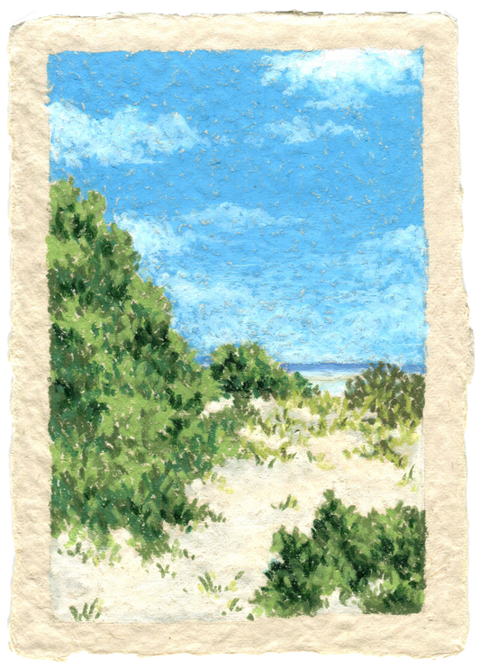 oil pastel mini #5 - original