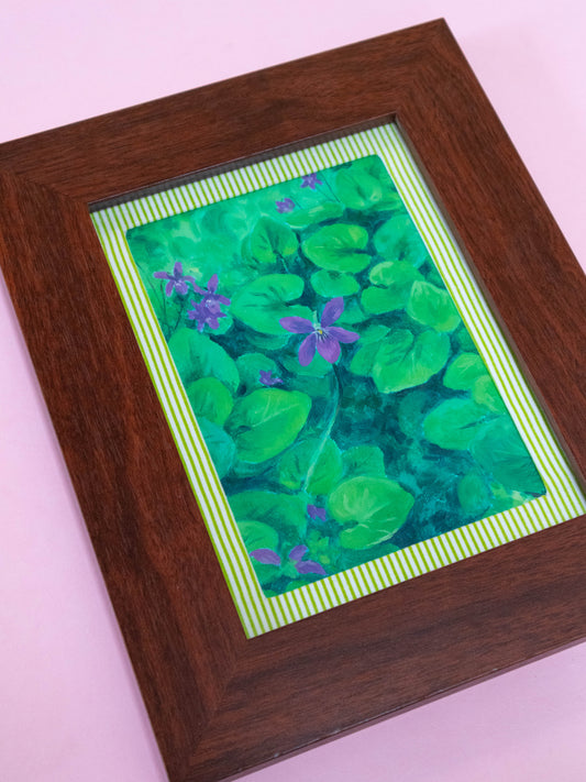 violet patch - framed original