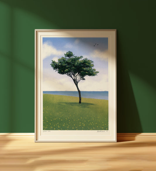 peace tree - art print