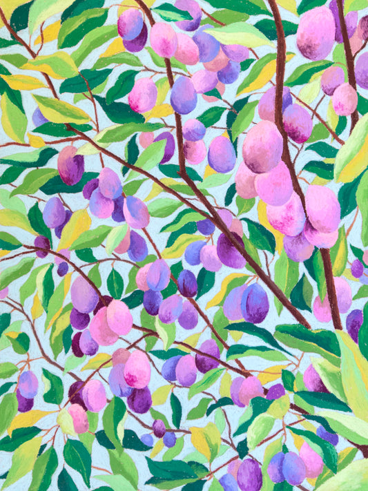 plum season - original artwork