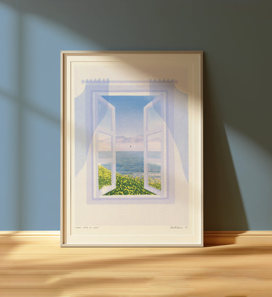 room with a view - art print
