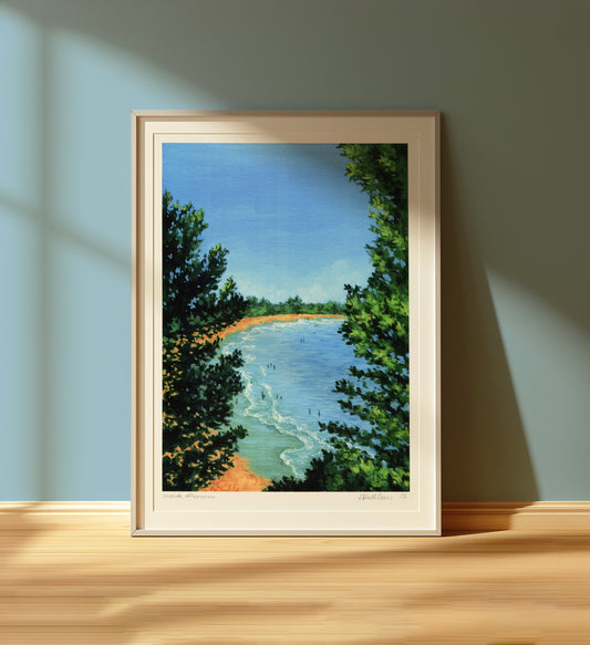 seaside afternoon - art print
