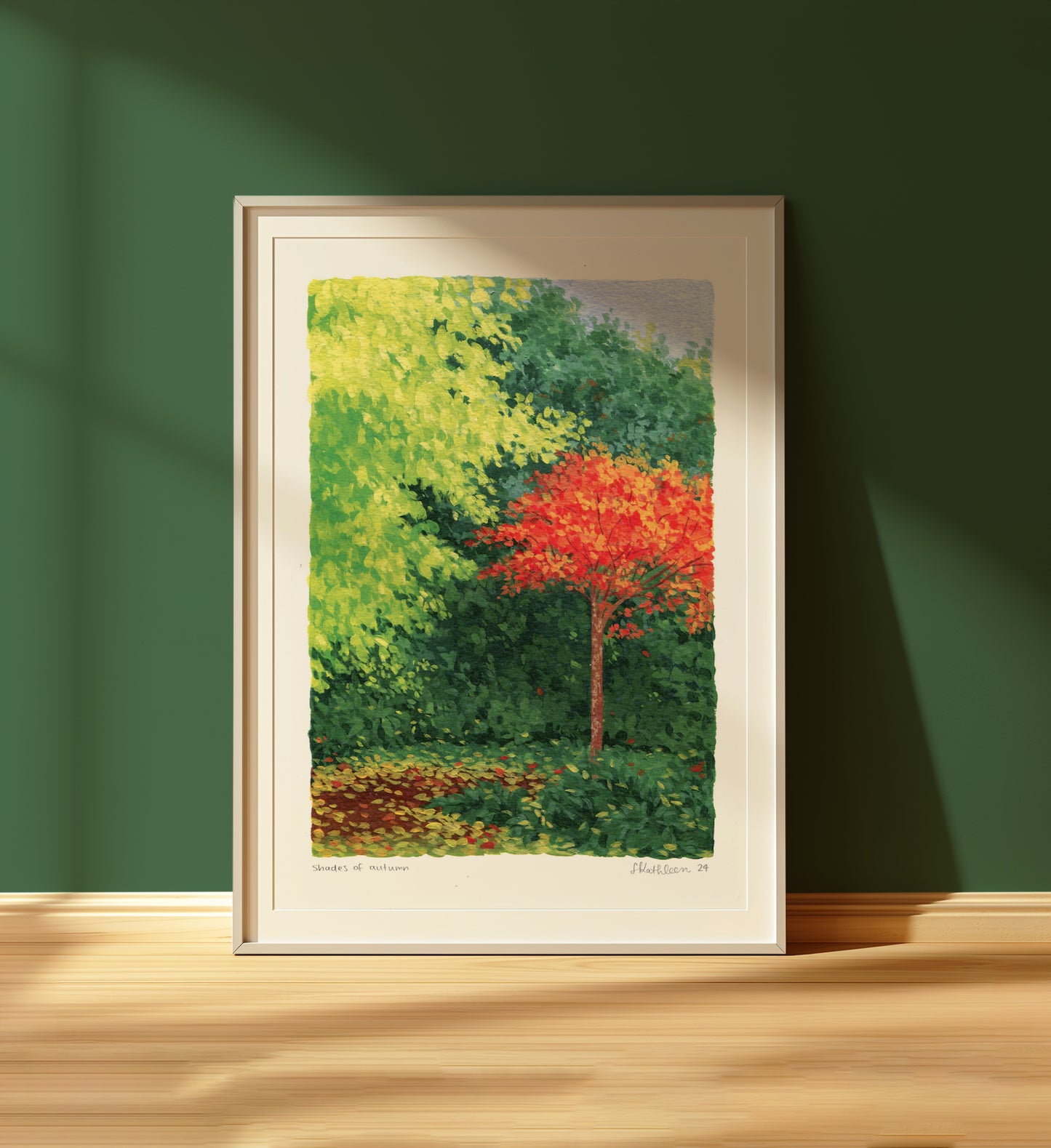 shades of autumn - art print