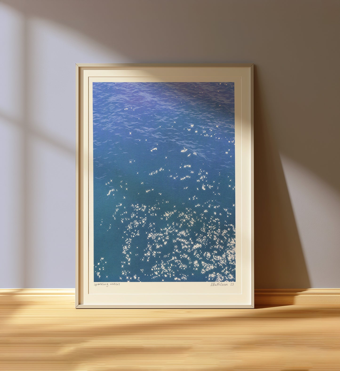 sparkling waters - art print