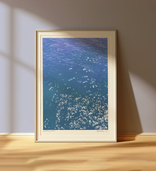 sparkling waters - art print