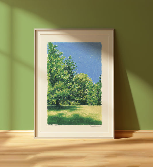 summer afternoon - art print