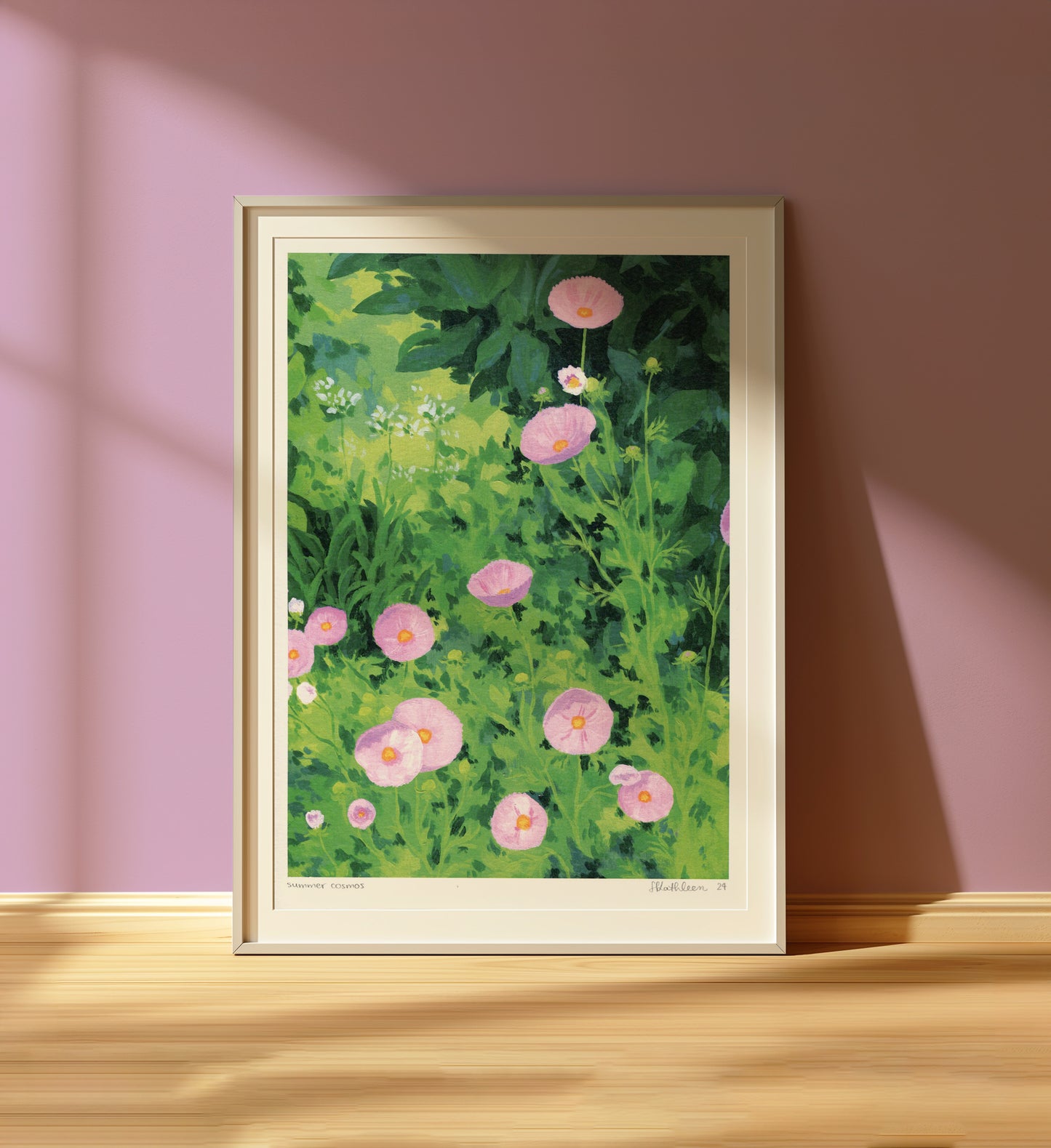 summer cosmos - art print