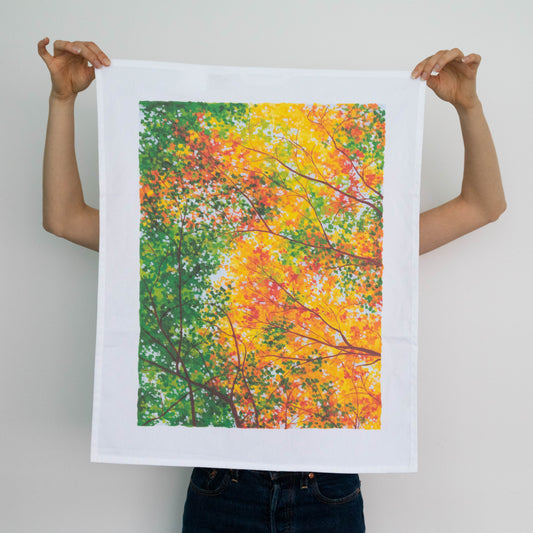 organic cotton tea towel - the changing canopy