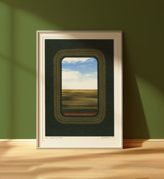 the wandering days - art print